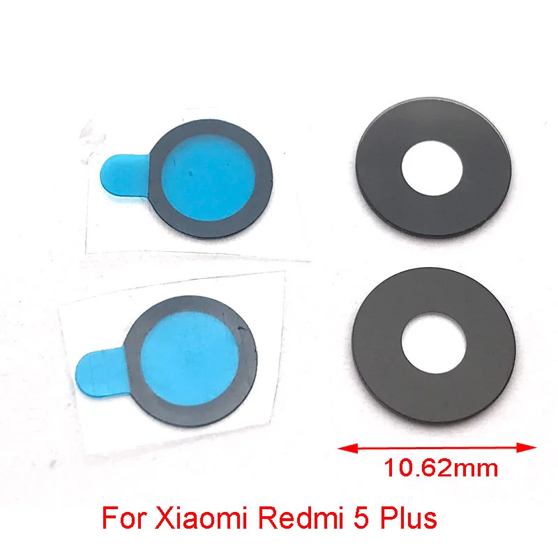 

For Xiaomi Redmi 4 4x 5 plus Note 5A Back Rear Camera Glass Lens Cover With Sticker Replacement Parts