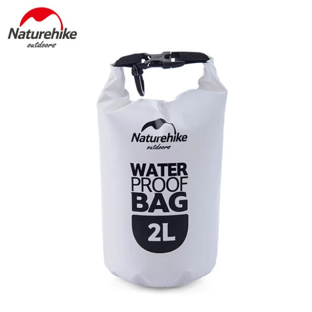 Naturehike открытый водостойкие сумки кемпинг сухой Организатор легкий портативный дрейфующих Каякинг одежда заплыва сумка 2L 5L - Цвет: White 2L