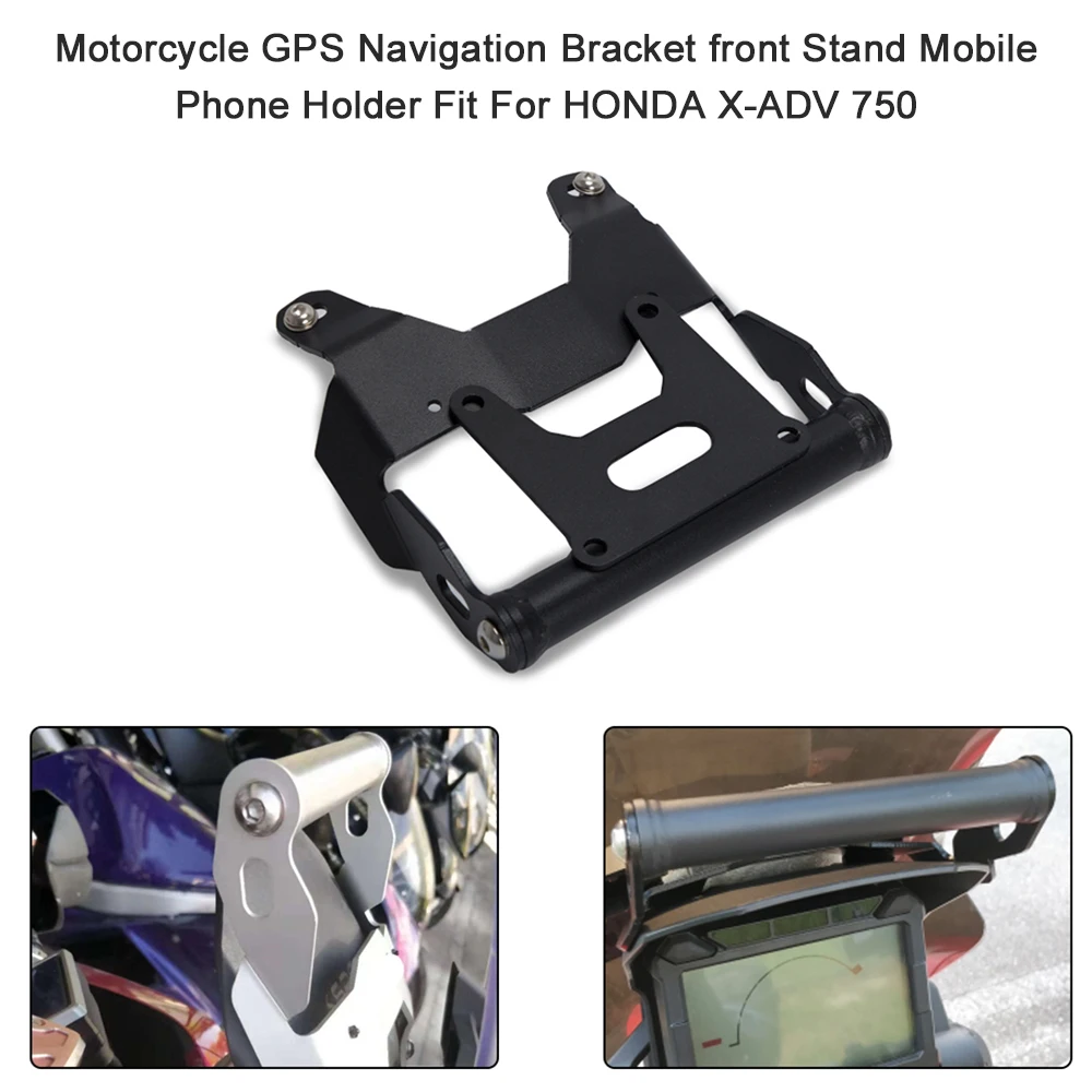 

Motorcycle GPS Navigation Bracket front Bar Stand Mobile Phone GPS Holder Fit For HONDA X-ADV 750