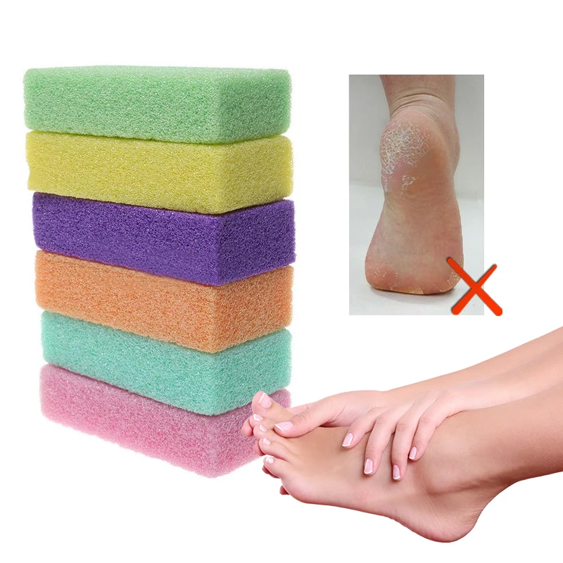 Foot Care Scrubber Sponge Pumice Stone Exfoliate Hard Remove Dead Skin