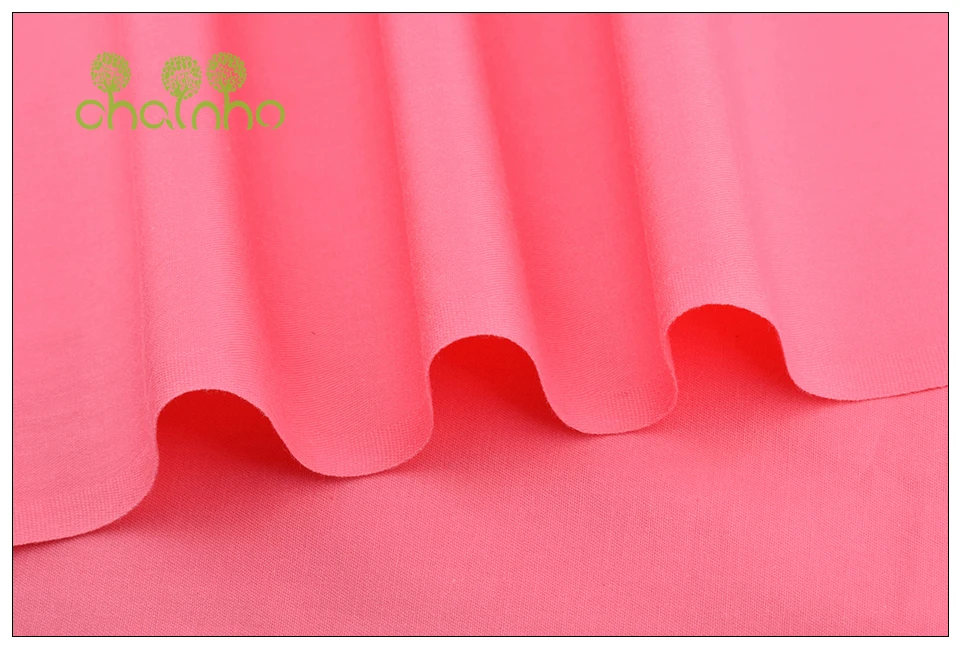 Chainho, 8 шт., розовый сплошной цвет серии, печатных саржевая хлопковая ткань, Лоскутная Ткань, DIY шитье и материал для стеганых изделий для малышей и детей
