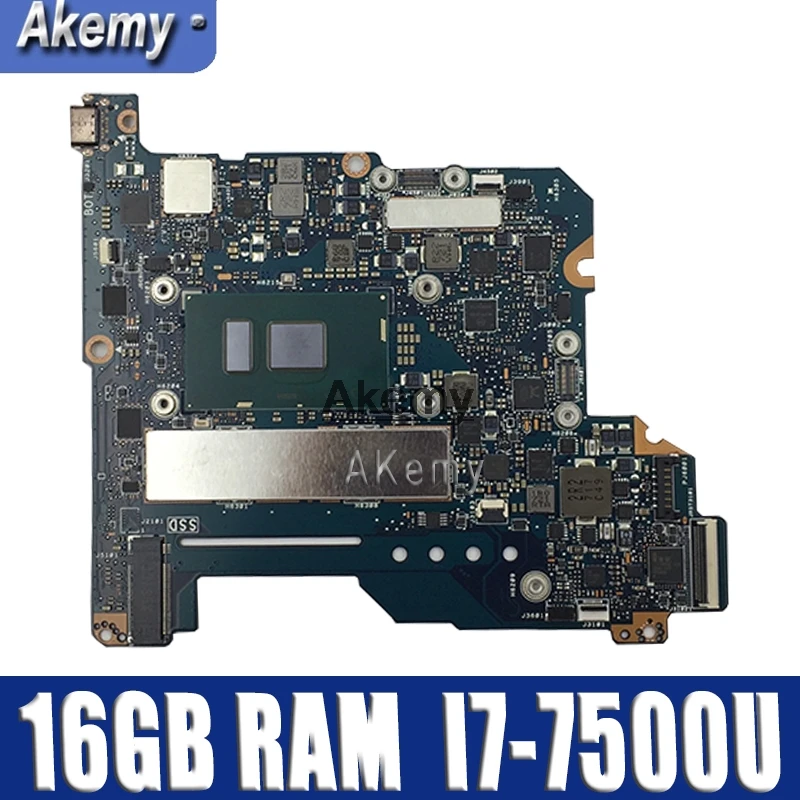 

UX390UA Laptop Motherboard for ASUS ZenBook UX390U UX390UA UX390UAK Mainboard tested working with I7-7500U cpu 16GB RAM