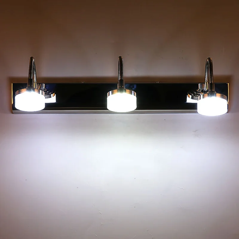 الحديثة الألومنيوم LED الجبهة مرآة ضوء الحمام ماكياج جدار مصابيح الغرور المرحاض الحائط الشمعدانات الإضاءة LW491111