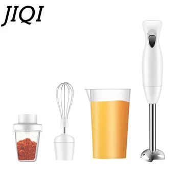 

JIQI Multifunction Electric Hand Blender Egg Beater Fruit Vegetable Mixer Chopper Whisk Juicer Meat Grinder Food Processor Stick