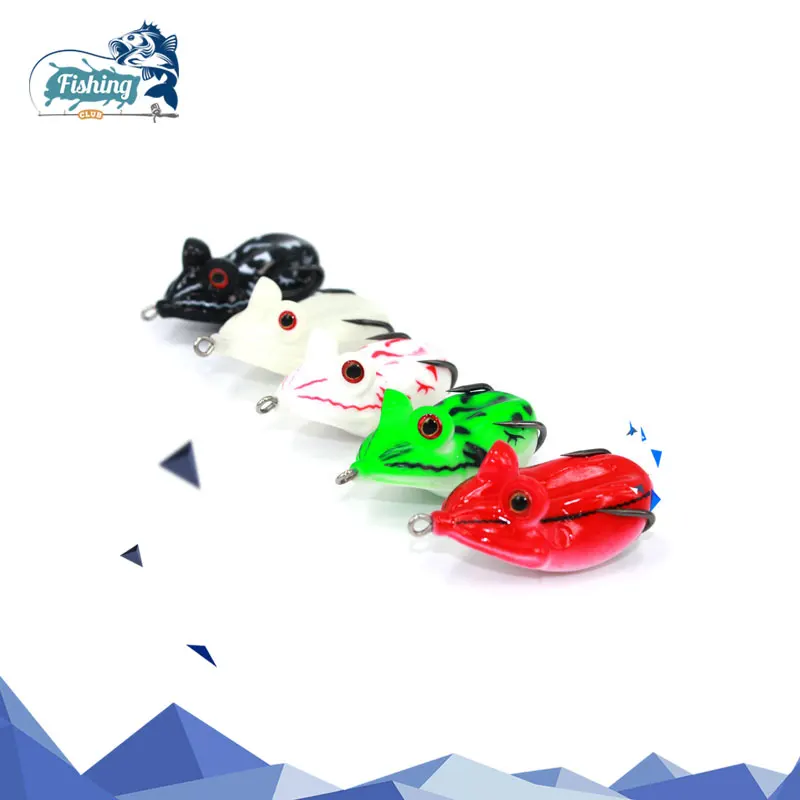 

1PCS Fishing Lure Frog 3D Eyes Soft Lure Frog Swim Bait Sound 5cm 10.5g fishing lure Frog Silicon Artificial Sea Swim Bait