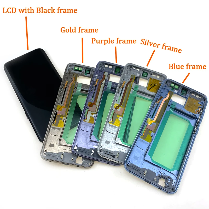 Замена для samsung S8 G950 lcd с рамкой Galaxy Plus G955 G955F Дисплей сенсорный экран|Экраны