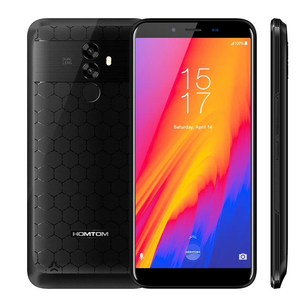 

HOT HOMTOM S99 4G Smartphone 5.5 inch 18:9 Android 8.0 MTK6750 4GB RAM 64GB ROM 21.0MP+13.0MP 6200mAh OTG Fingerprint Cellphones