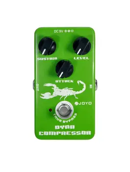 

Joyo JF-10 Dynamic Compressor Electric Guitar Effect Pedal Reduce The Redundant Dynamic Ensure Your Performance True Bypass