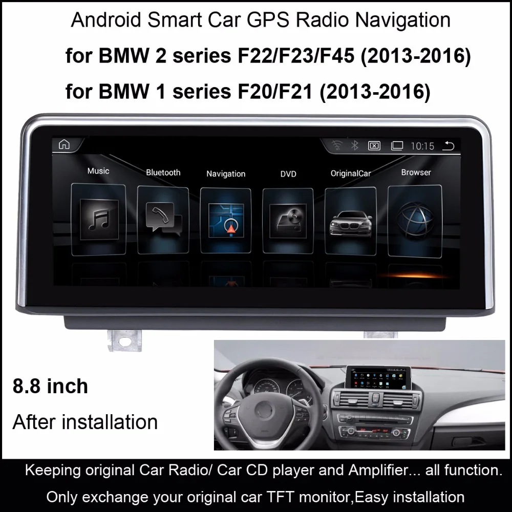 8 8 Android 4 4 font b Car b font Radio Audio Stereo for BMW 1