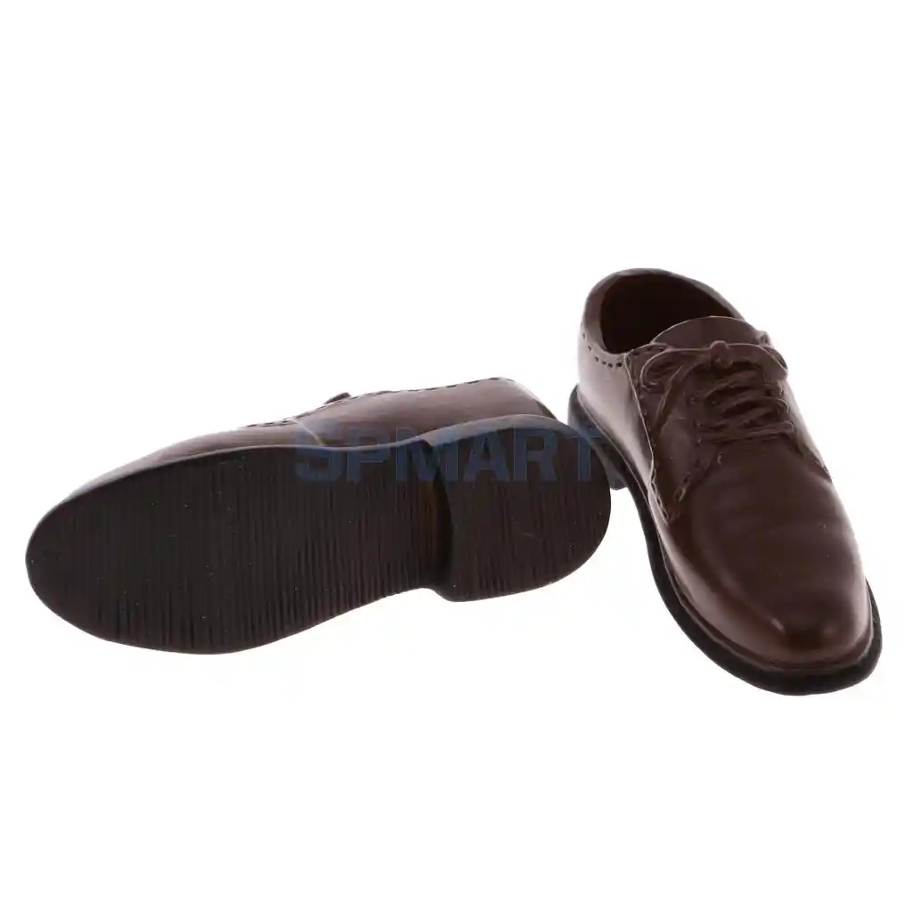 1//6 Lace Up Dress Shoes for DML DID BBI 12/" Male Action Figure Body Clothes