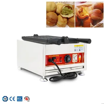 

Commercial Rotating 16-hole spherical waffle Baker Iron double-sided heating flip cake file ball shape waffle maker machine
