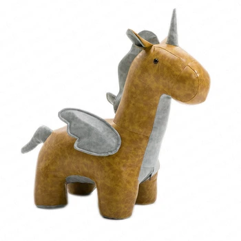 

Creative pony stool footstool holiday gift sofa stool creative unicorn animal stool change shoe bench
