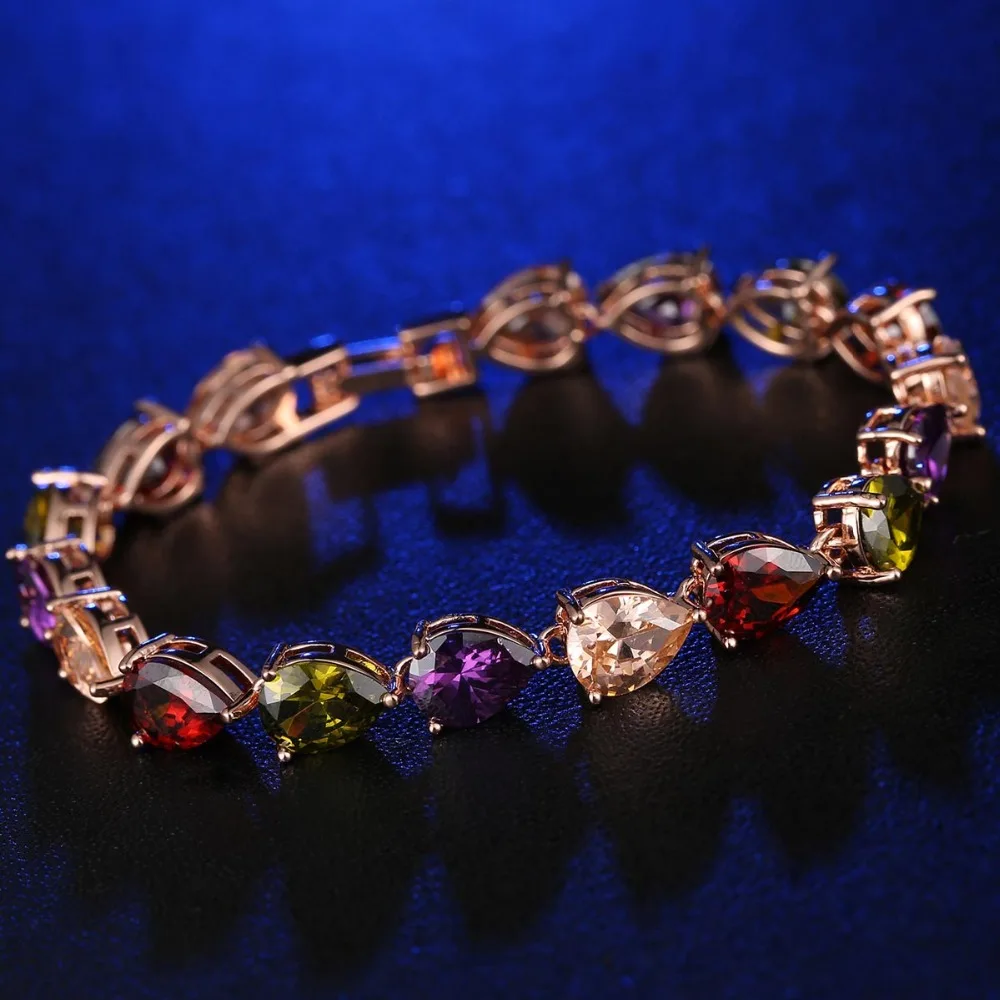 Женский браслет из розового золота|bracelets for|zircon braceletbracelets for women |