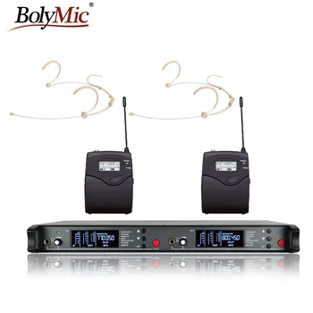 

Bolymic Professional 200 Channels wireless microphone UHF wireless microphone headset