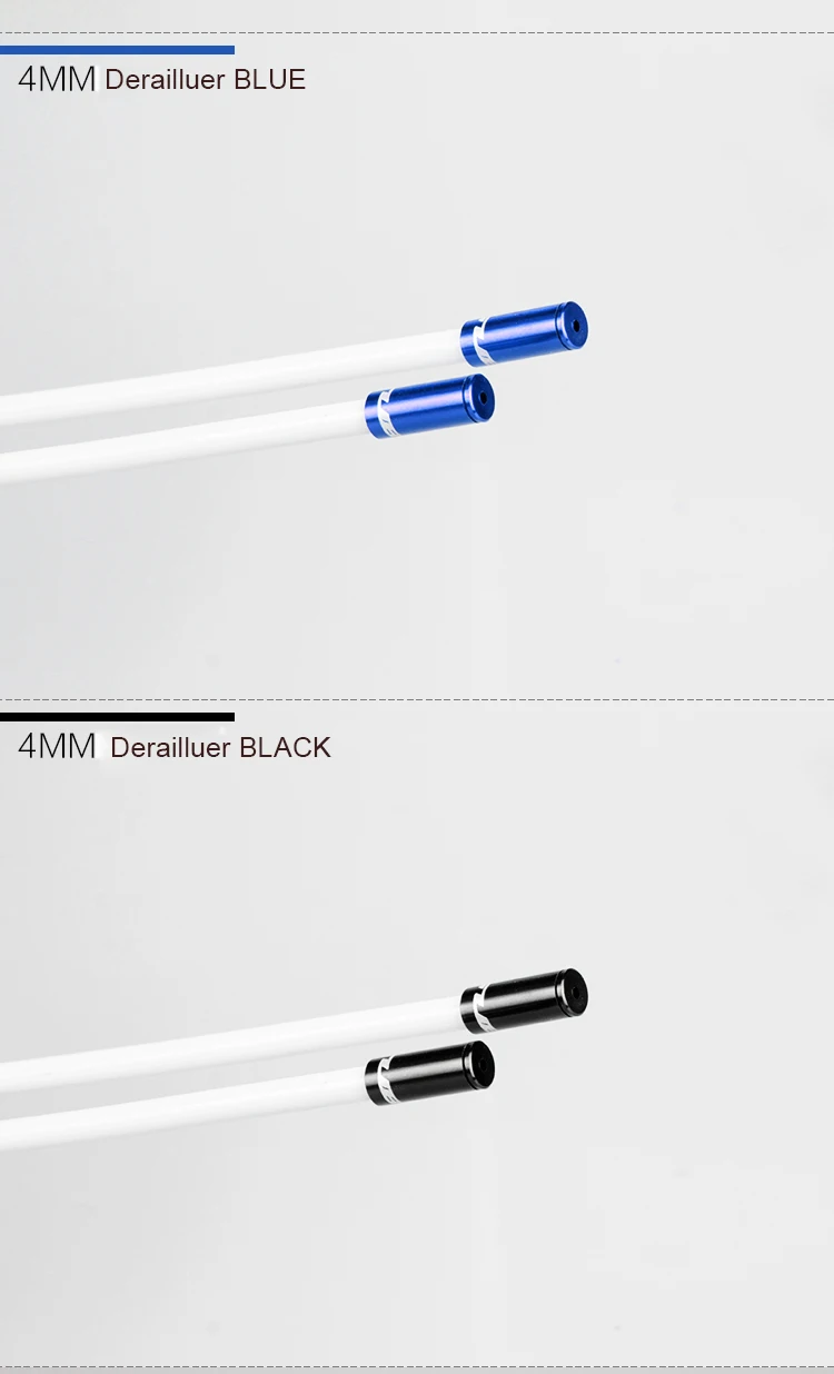 100 шт. CNC 4 мм велосипед Derailluer 5 мм сдвижная обмотка гибкого троса ручного тормоза крышка линия внешний обжимные наконечники алюминиевое кольцо наконечник внутреннего кабеля