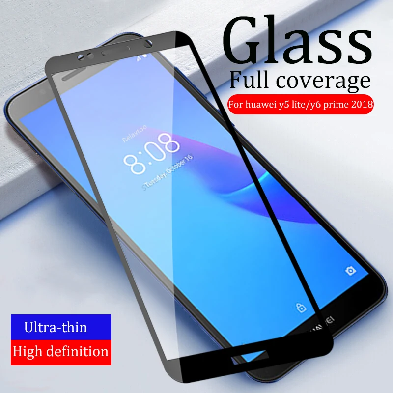Жесткое стекло для Huawei Y5 lite защита экрана Op for Y6 Prime 2018 bescherпродолжаемое Hauwei Y3 y9