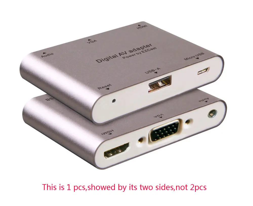 

HDMI VGA Video Adapter Phone to TV Projector Audio Converter For iPad For iPhone 7 8 PLUS 6 6S 5S Samsung S8 S8+ S9 S9+ LG G5