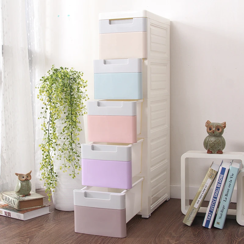 Children S Wardrobe Plastic Storage Drawers Cabinet For Kids