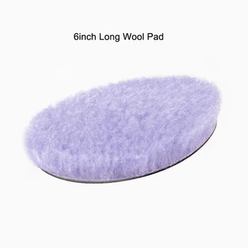 

Detailing Accessories Polishing Pads Tools Kit Detachable Purple Waxing Discs Cleaning Auto Lambs Woollen Buffing