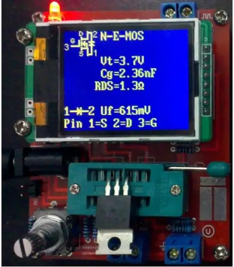 DIY комплекты TFT lcd M328 Транзистор тестер LCR диод емкость ESR измеритель напряжения ШИМ генератор сигналов квадратной волны - Цвет: English finished