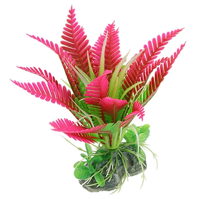 

Artificial Handmade Plastic Aquatic Plants Christmas Flowers Wall Ornaments Aquatic Scenery Fish Turtle Tank Plant Decoration