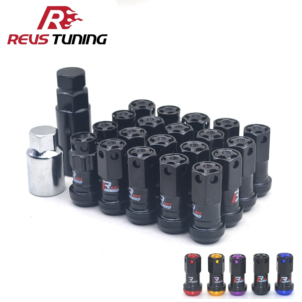 

M12X1.5/M12X1.25 Black Cap Security Anti-Theft Steel MG Car Racing Alloy Wheel Rim Lug Nuts Lock Nuts