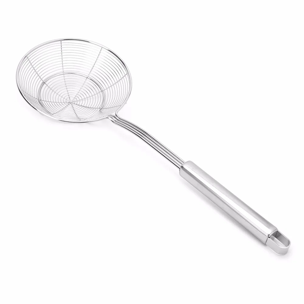 

Solid Spider Strainer Skimmer Ladle Stainless Steel Kitchen Utensil Tool