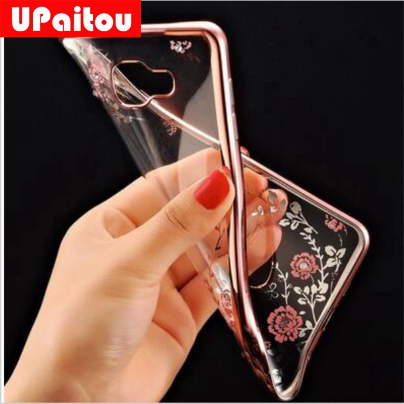 

UPaitou Flower Diamond Case For Samsung Galaxy Grand Prime G530 G530H G531 G531H G531F SM-G531F Soft TPU Back Cover Silicon Case