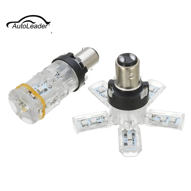2 шт 12V Красный светодиодный паук светильник тормозной фонарь светодиодный стоп Светильник лампы 3157S 41-SMD Предупреждение светильник Поворотники задние светильник