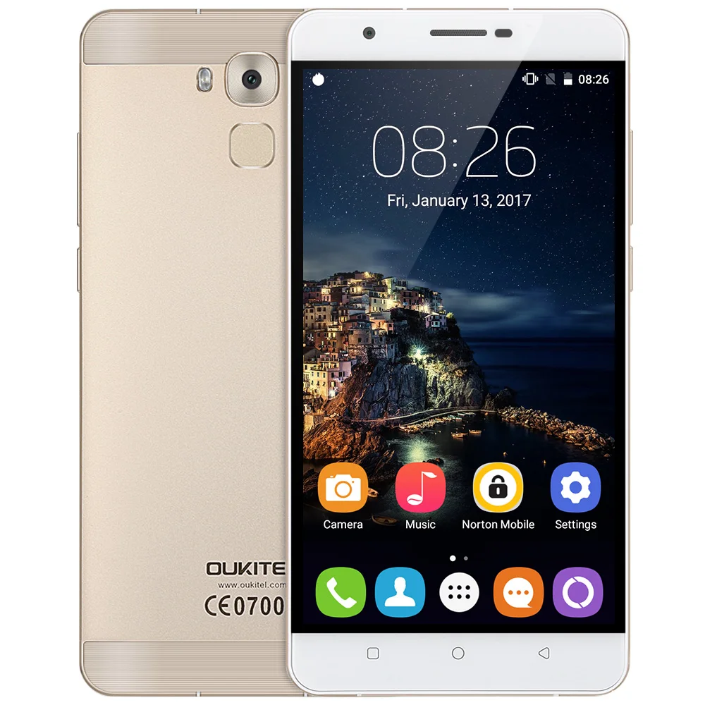 Original OUKITEL U16 Max 4G Phablet MTK6753 Octa Core 1 3GHz 3GB RAM 32GB ROM Fingerprint