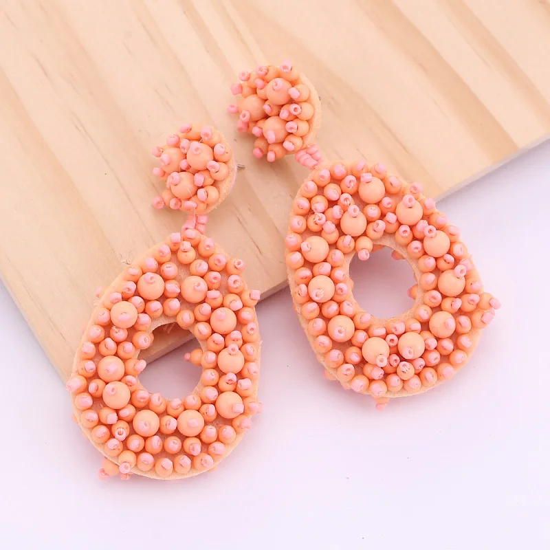 E1119 Croal Sehuoran богемные Aretes серьги с кисточками Finged Pendientes Oorbellen Кристалл Длинные висячие Висячие серьги для женщин модные ювелирные изделия - Окраска металла: E1119 Croal