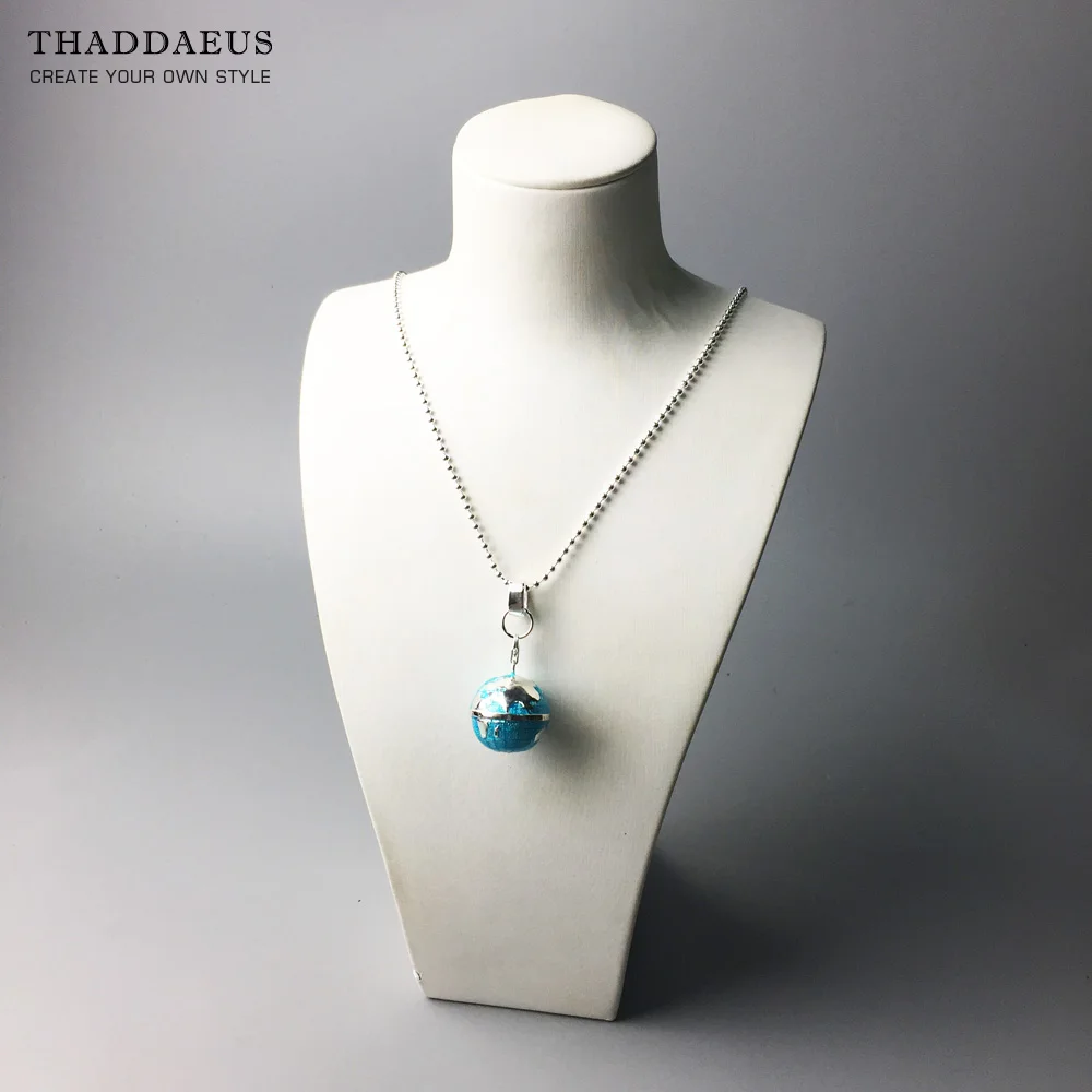 Collana da donna con lupo in argento Sterling 925 con ciondolo lupo da donna, Argento sterling