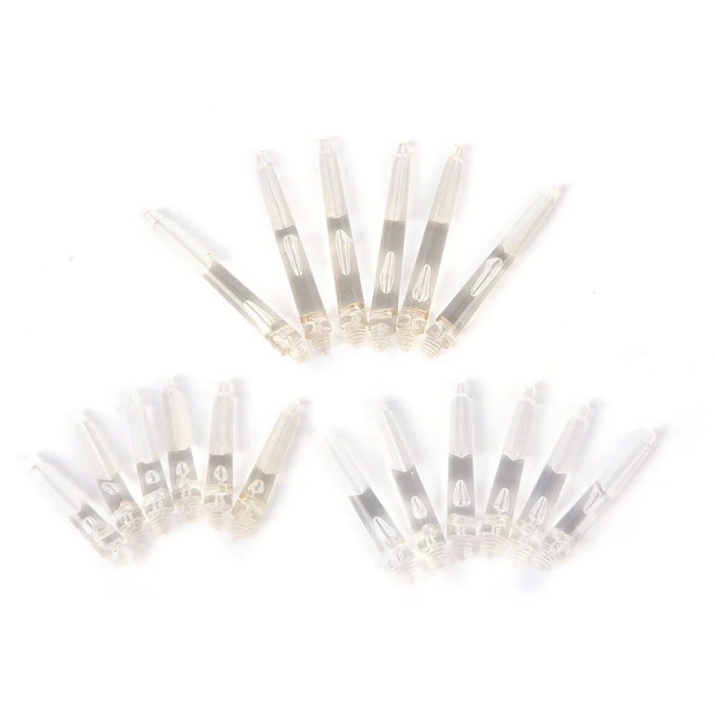 

30 Pcs Transparent Crystal Color Nylon Materials Dart Shafts Dart Accessory