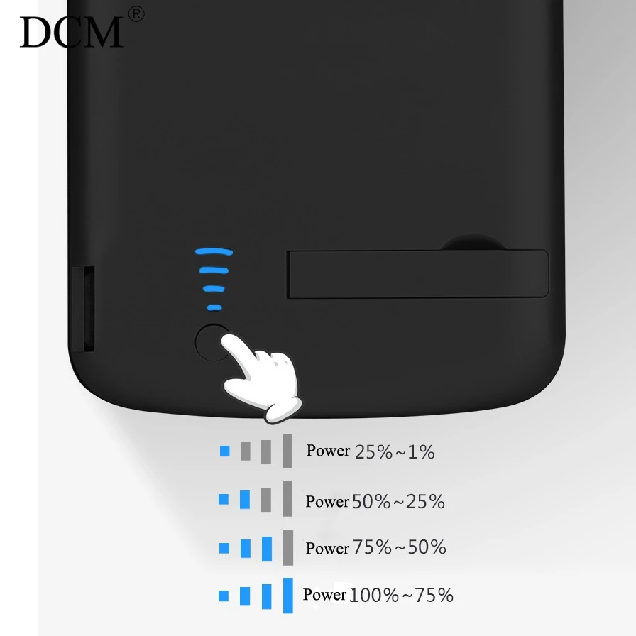 6500 mAh резервный аккумулятор для зарядки питания чехол с держателем для huawei p20 pro Портативный внешний зарядный чехол для телефона huawei p20