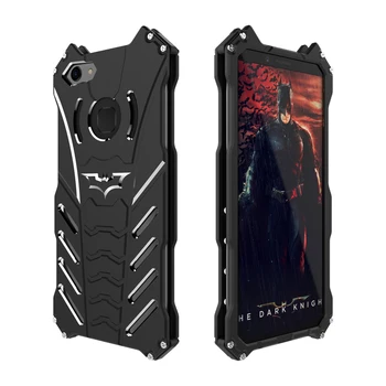

R-JUST Shockproof Anti-drop Aerospace Aluminum Metal Batman Phone Protect Shell Military Grade Drop Back Cover for VIVO Y79