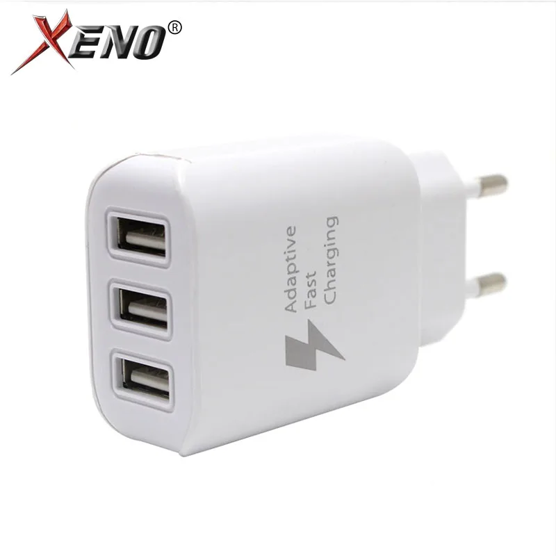 

USB Fast Charger Mobile Phone Charger EU Plug Wall USB Charger Adapter Charging for Iphone 3Port usb oneplus ipad charger