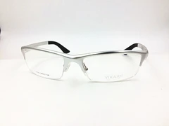 Высокое Качество серебро алюминий магния оптические очки оправа половина Рамки Спортивные очки по рецепту B2 - Цвет оправы: design 1