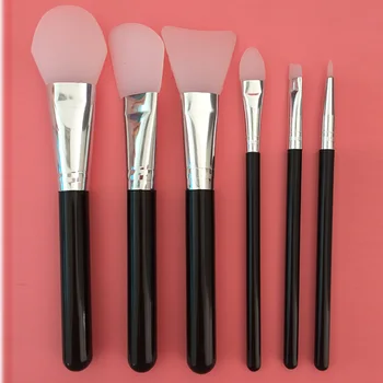 

6Pcs Silicone Makeup Brush Set Facial Foundation Power BB Cream Makeup Brushs Eyeshadow Eyeliner Make Up Brush Kit Cosmetic Tool