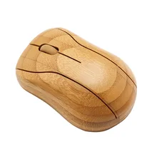 Бамбуковая Беспроводная оптическая мышь Защита окружающей среды анти-излучение мыши USB мышь 2,4 ГГц с мини-usb, с защитным ключом для ПК ноутбука