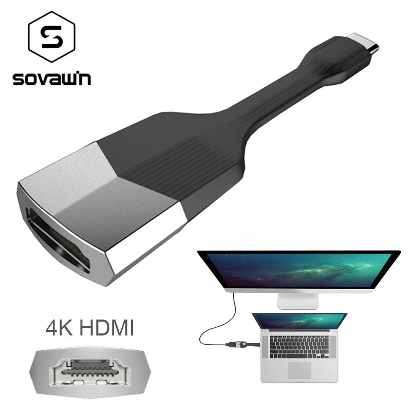 USB3.1 4K USB Type C To HDMI HD Cable Adapter Portable Mini Type C