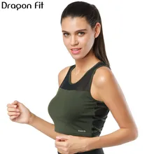 Dragon Fit, новинка, женский спортивный бюстгальтер, устойчивый к тряске, Быстросохнущий сетчатый Бюстгалтер для йоги и бега, мягкий бюстгальтер для спортзала, фитнеса, женский, высокое качество
