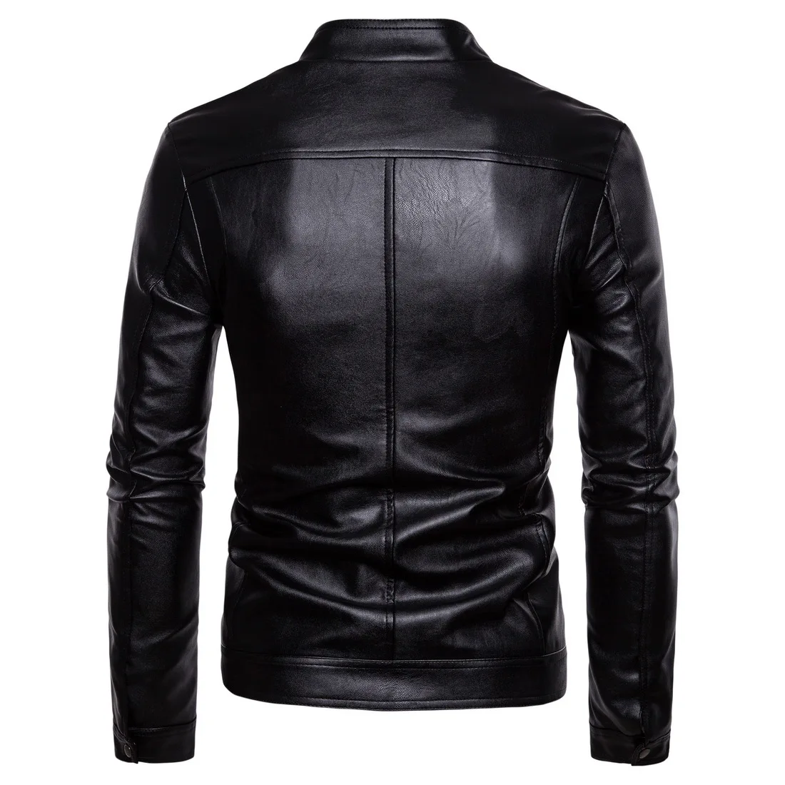Кожаная мужская куртка осень зима стиль модная черная мужская повседневная мотоциклетная куртка из искусственной кожи 5XL