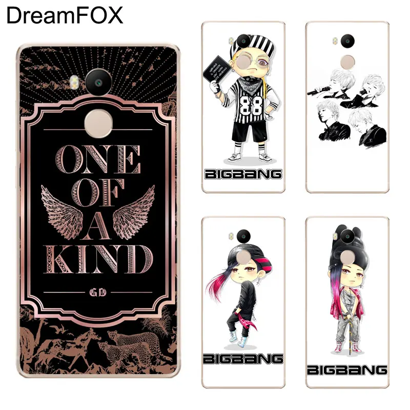 DREAMFOX K107 Gd Bigbang Мягкие TPU силиконовый чехол для Xiaomi Redmi Note 3 4 5 плюс S 4A 4X 5A Pro