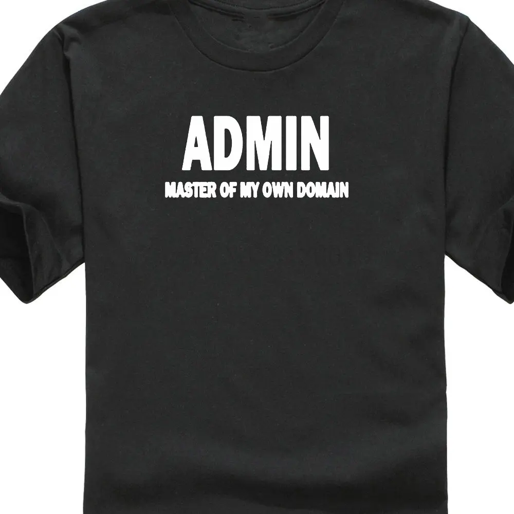

Fashion Cotton T Shirts Broadcloth Admin Geek Computer Science Network Computing Men Short T Shirts Summer Short Sleeve Novelty