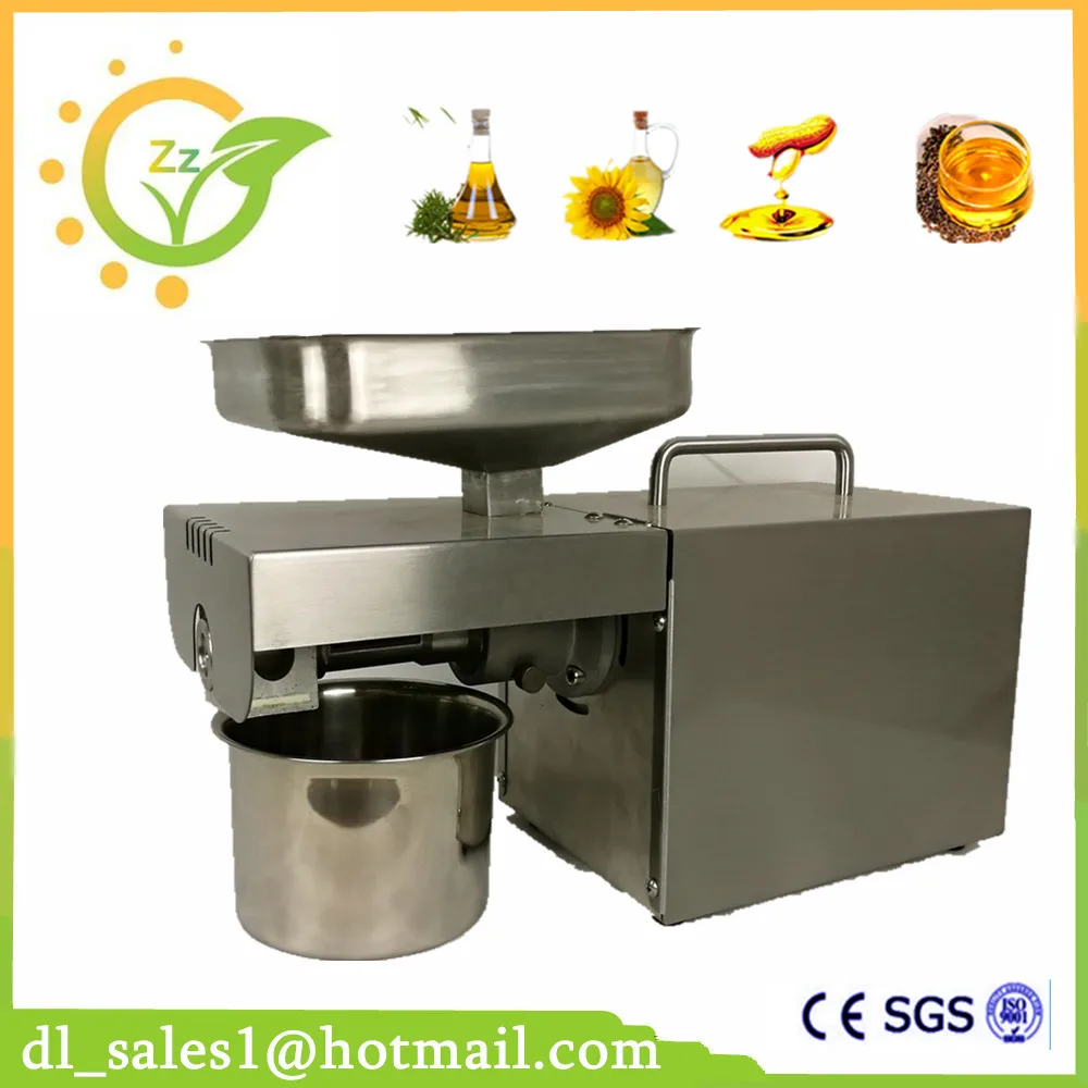 Home use stainless steel sunflower nut seed cooking oil press mill