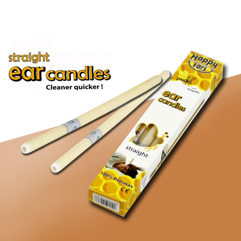 10pcs/lot=5 boxes Ear Candles Happy Healthy Care Wax Cleaner Beeswax
