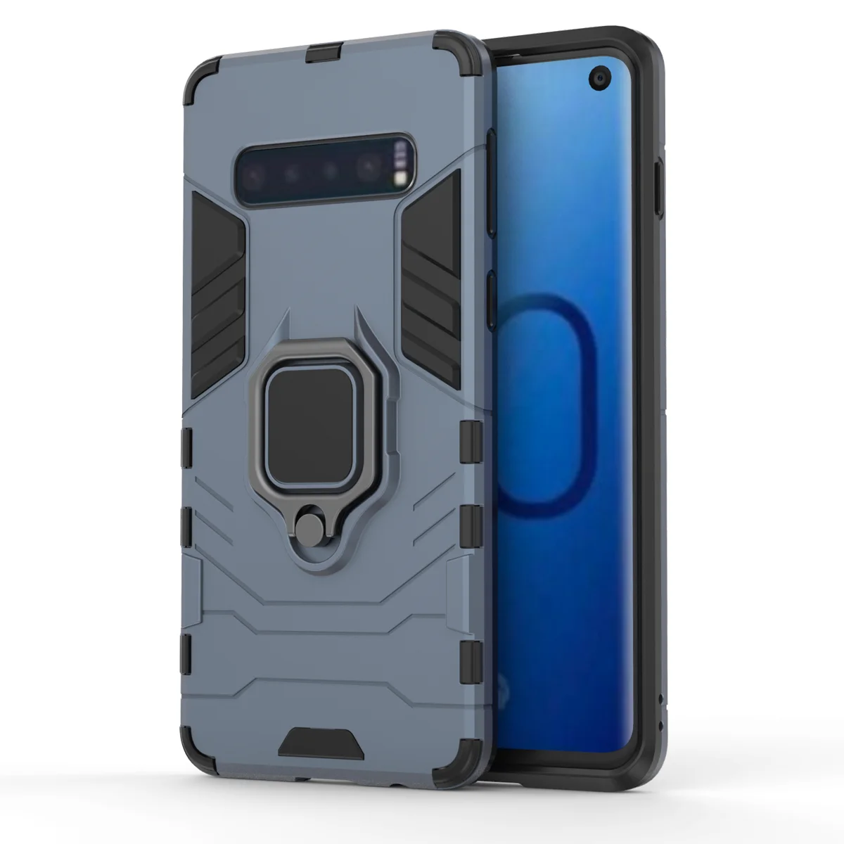 

Conelz For samsung s10 case samsung galaxy s10 Armor Case with Grip Ring Holder Stand 360' Rotatable Magnetic Back Case Cover