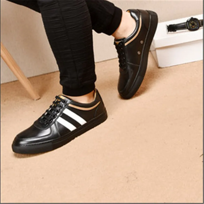 Excelente De blue Hombres Hombre Los Diseñador Genuino white Lujo Black Calidad Moda Vaca Zapatos Cuero Modelos 6wwBx