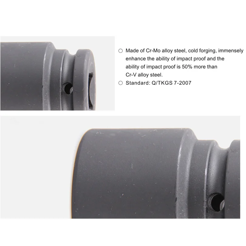 Торцевой гаечный ключ Jetech 3/4 привода большой ударный гайковерт 34 мм 35 36 38 40 41 42 46 48