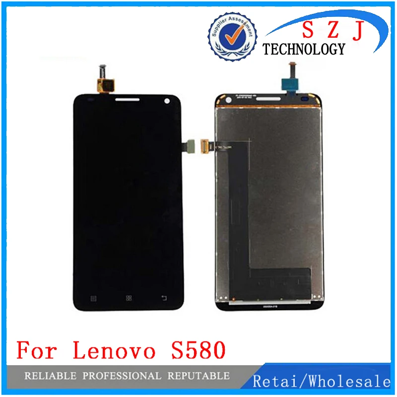 

New For Lenovo S580 LCD Screen Display with Touch Screen Digitizer Assembly Free Shipping